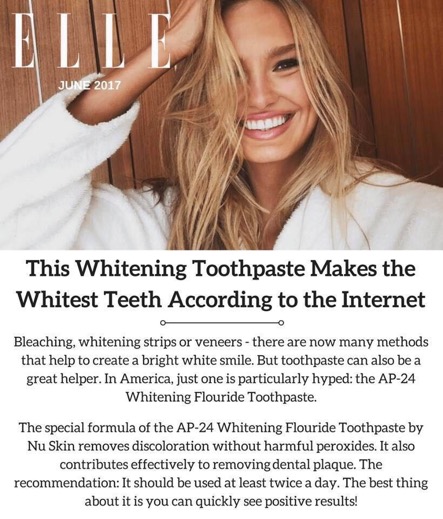 Elle Whitening Toothpaste